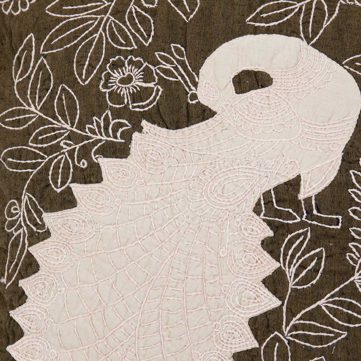 PEACOCK Kuddfodral 60x60, brun