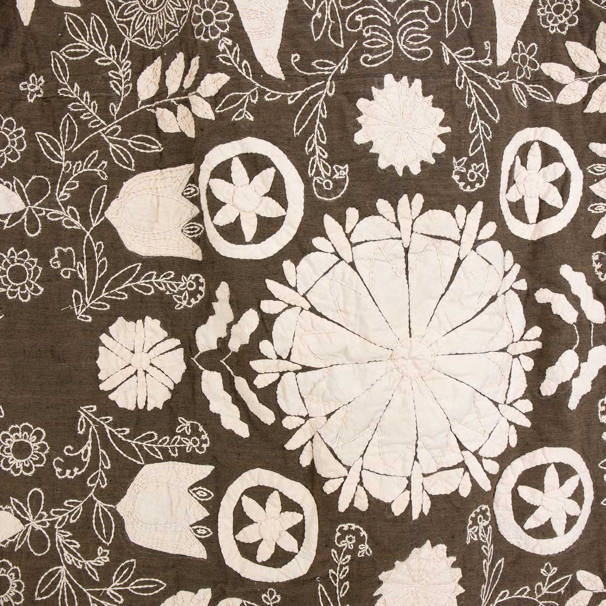 PEACOCK Överkast, 230x240 brun