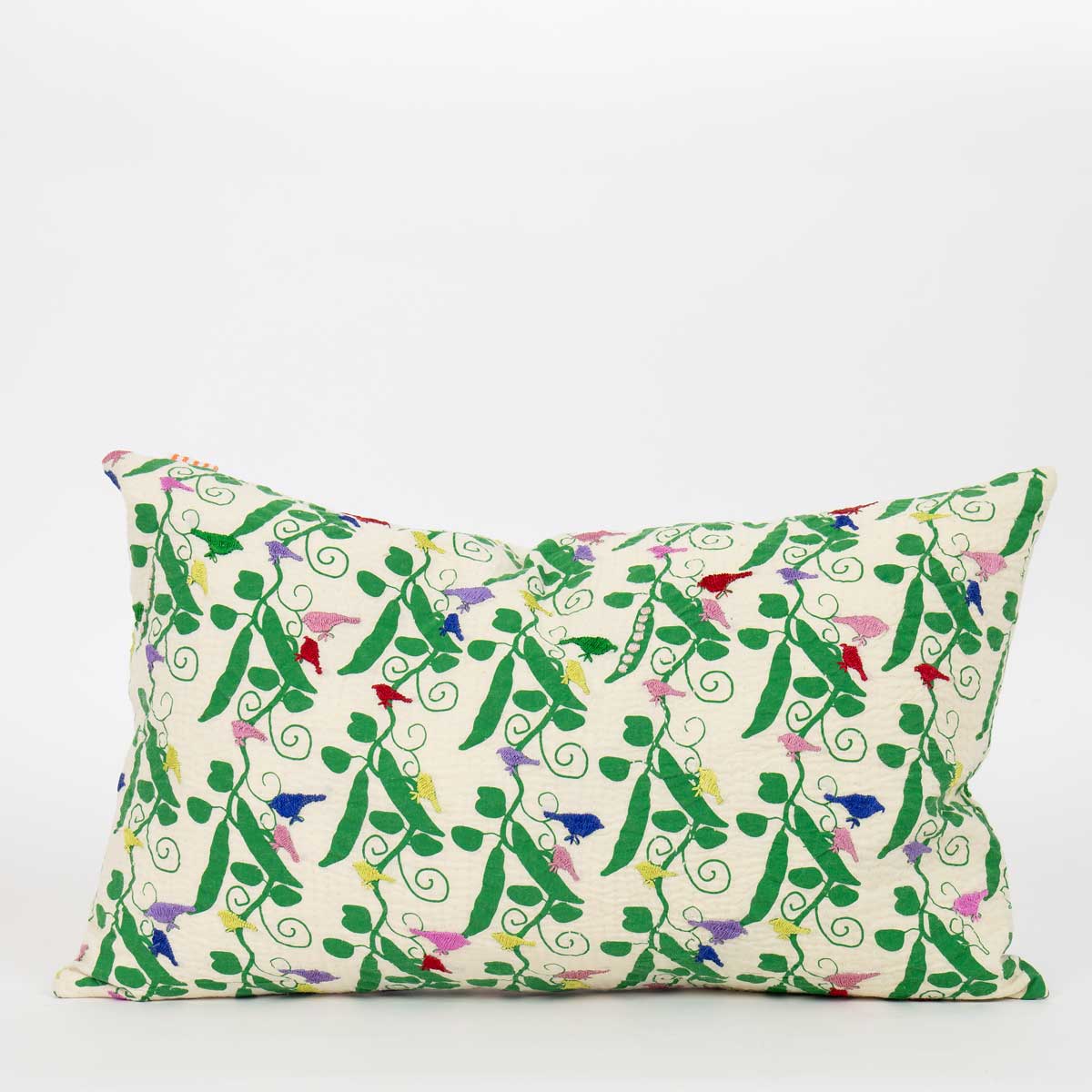 PEAS BIRDS Cushion cover 30x50, green