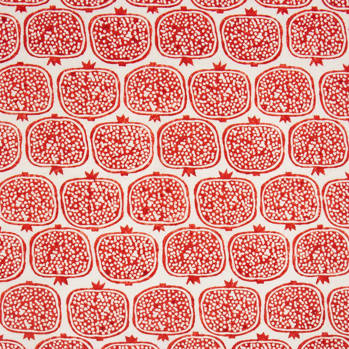 POMEGRANATE Metervara 114 cm, röd