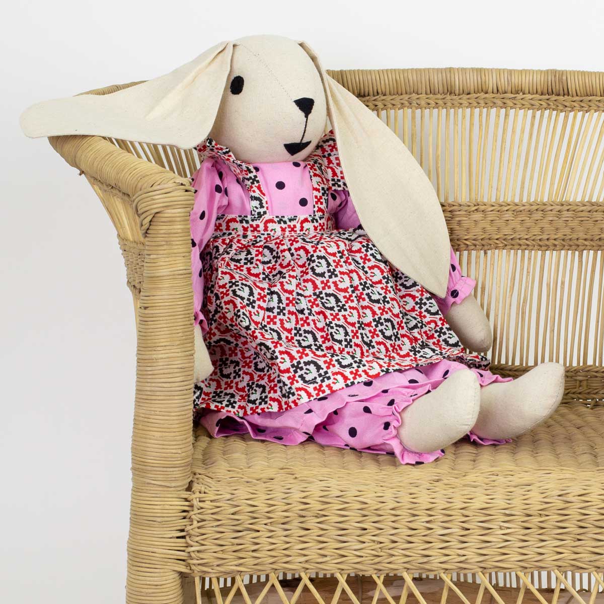 RABBIT WITH DRESS Sofftoy