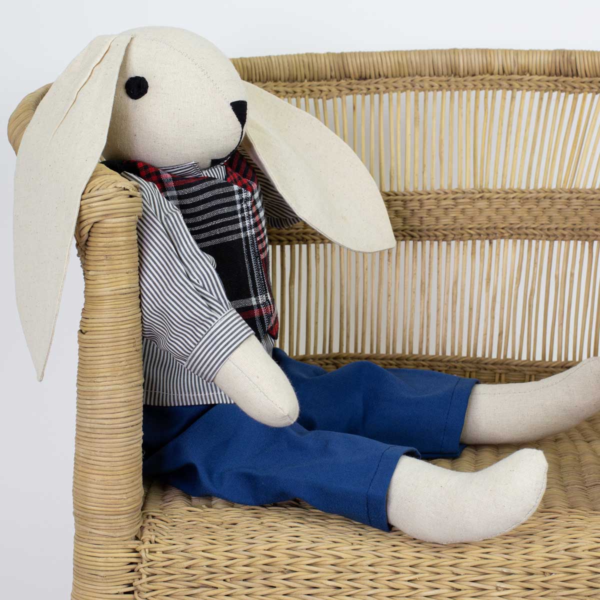 RABBIT WITH PANTS Sofftoy