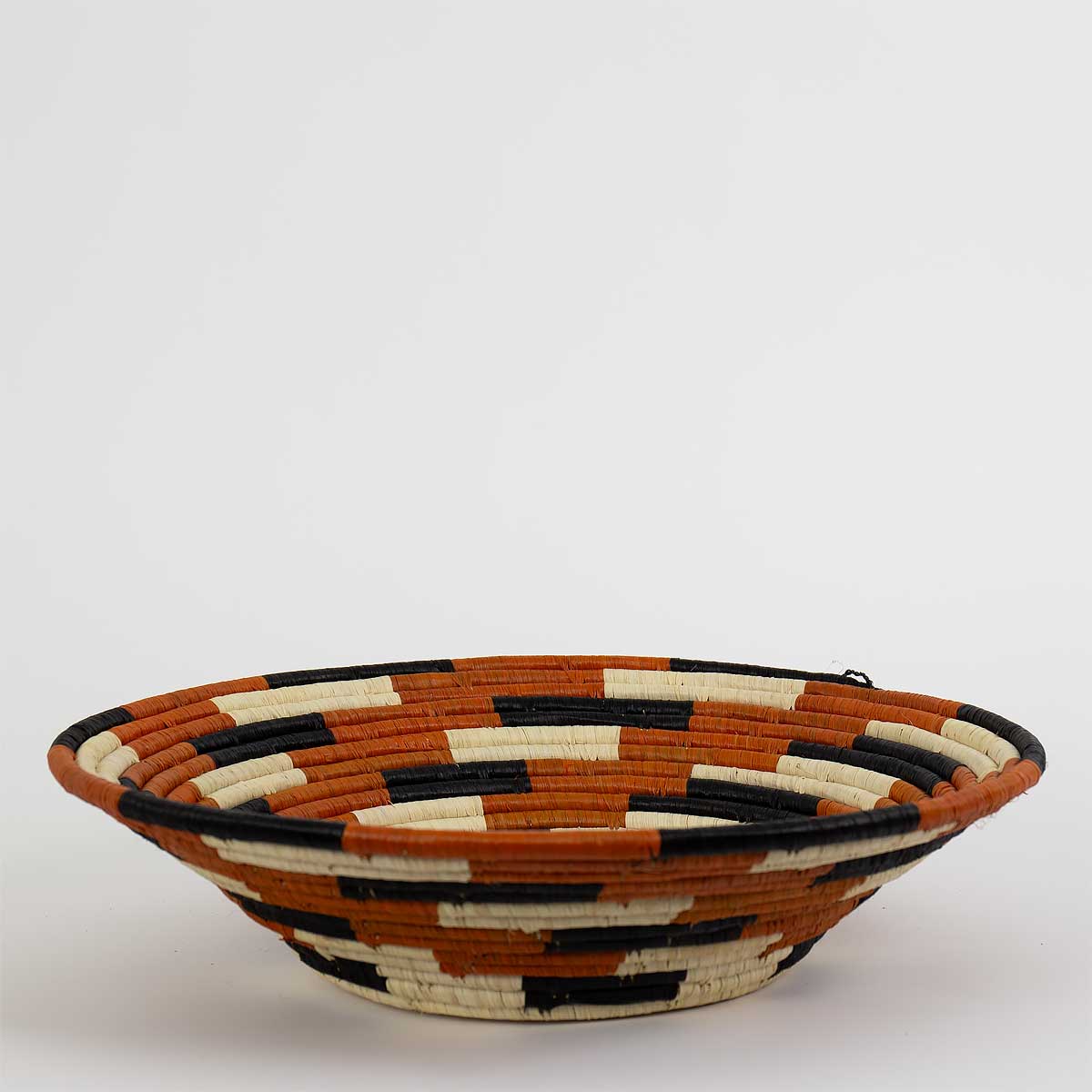 RAFAELA Bread Basket L, orange/black/white