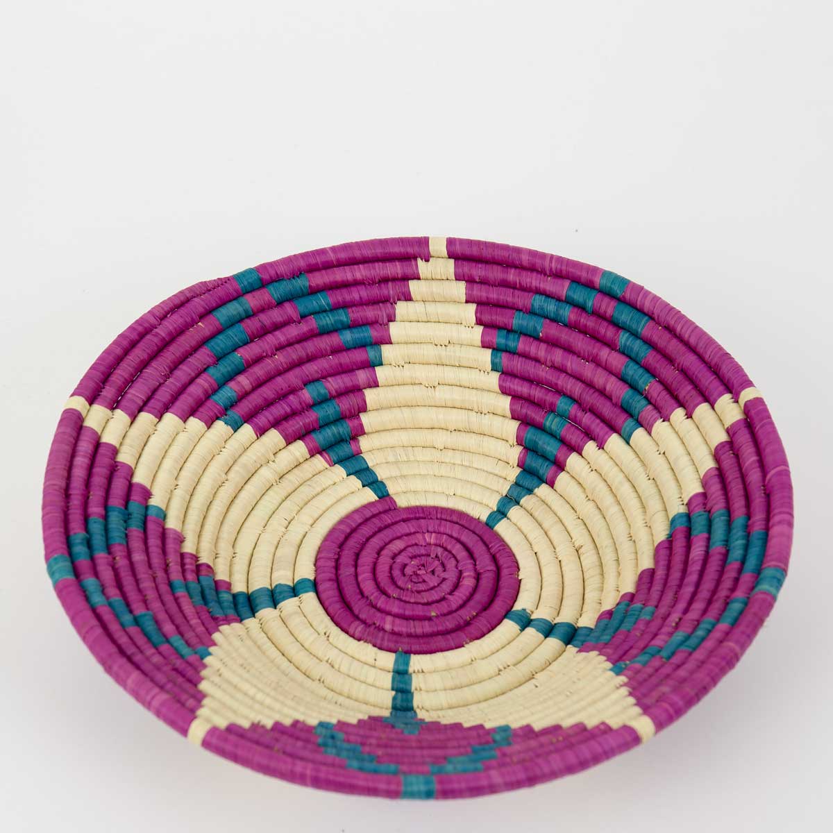 RAFAELA Bread Basket M, cerise/white/blue