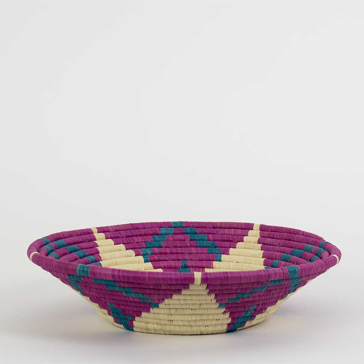 RAFAELA Bread Basket M, cerise/white/blue