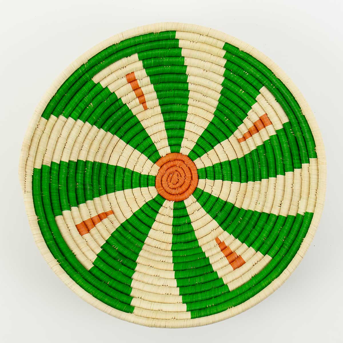 RAFAELA Bread Basket M, green/orange/white