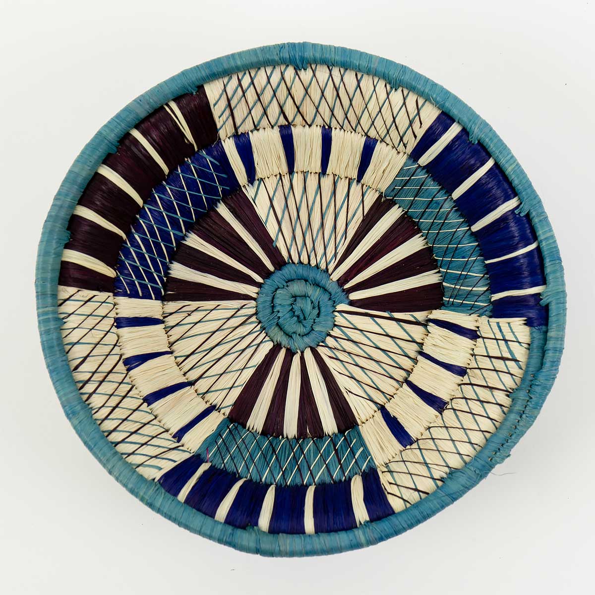 RAFAELA Bread Basket XS, blue/brown/white