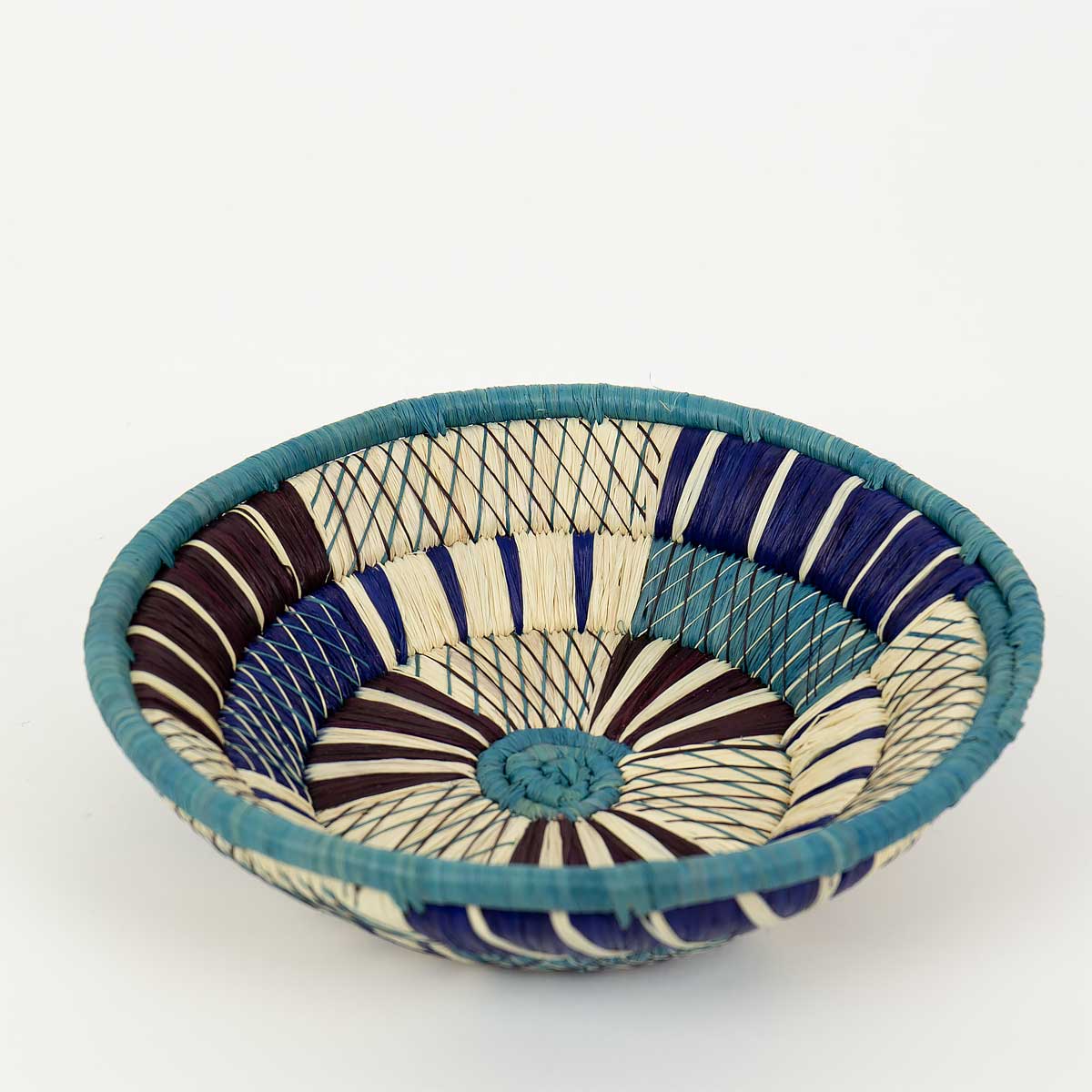 RAFAELA Bread Basket XS, blue/brown/white