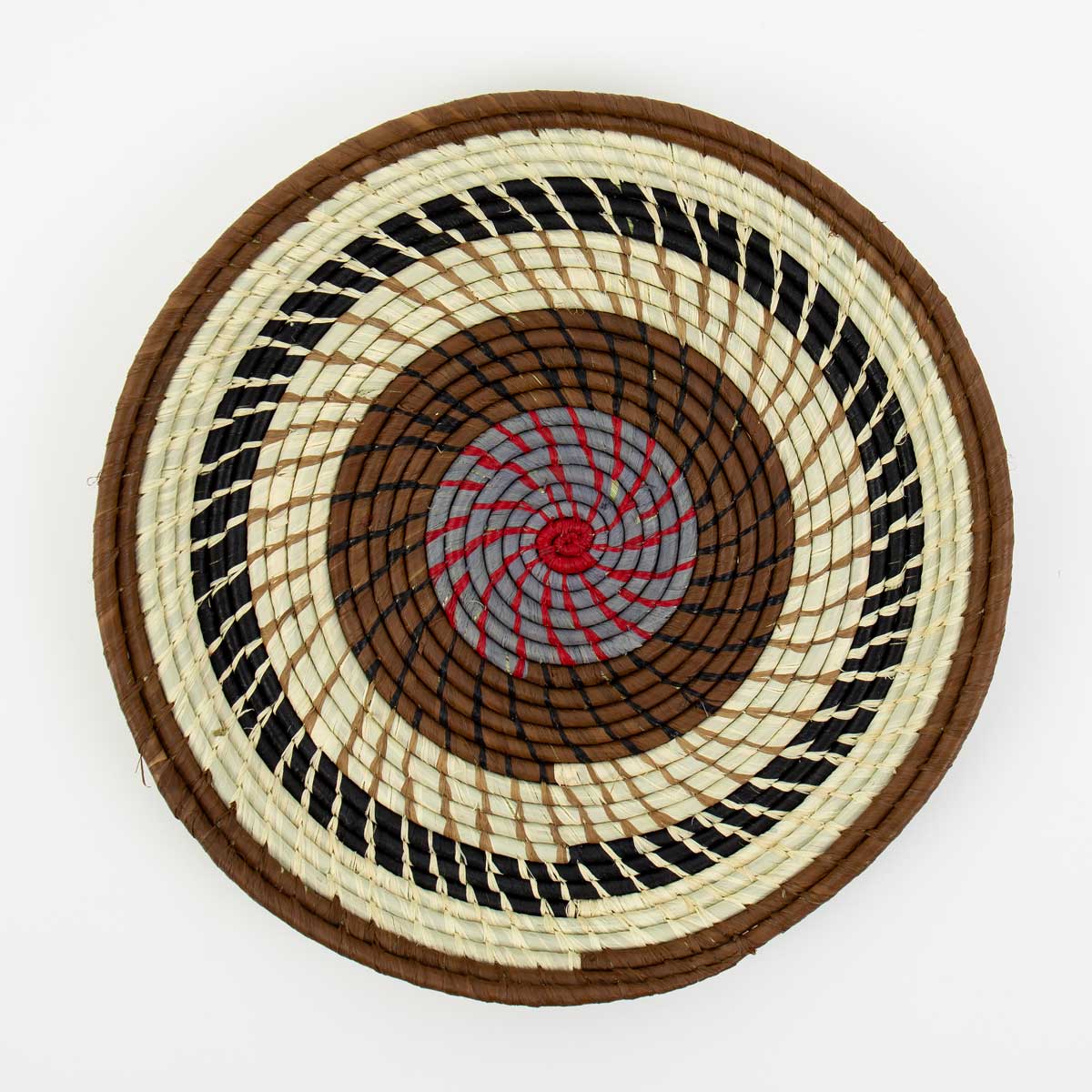 RAFFIA CIRCLES Bread basket