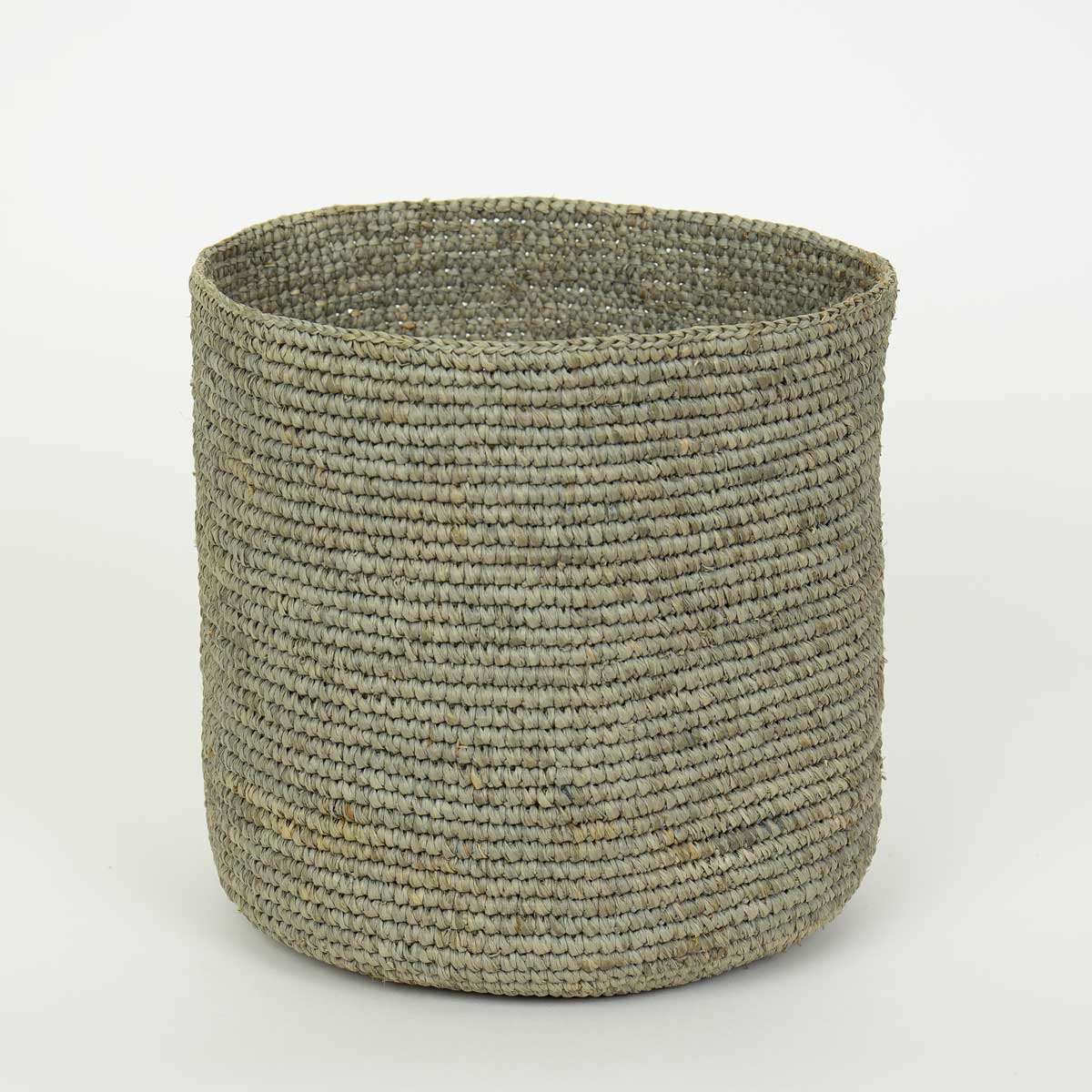 RAFFIA Korg M, grå