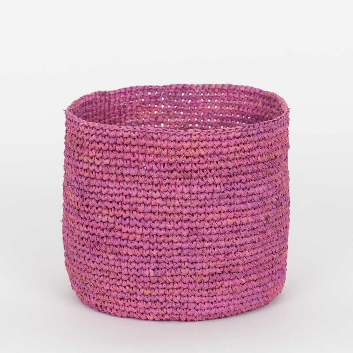 RAFFIA Basket S, violet