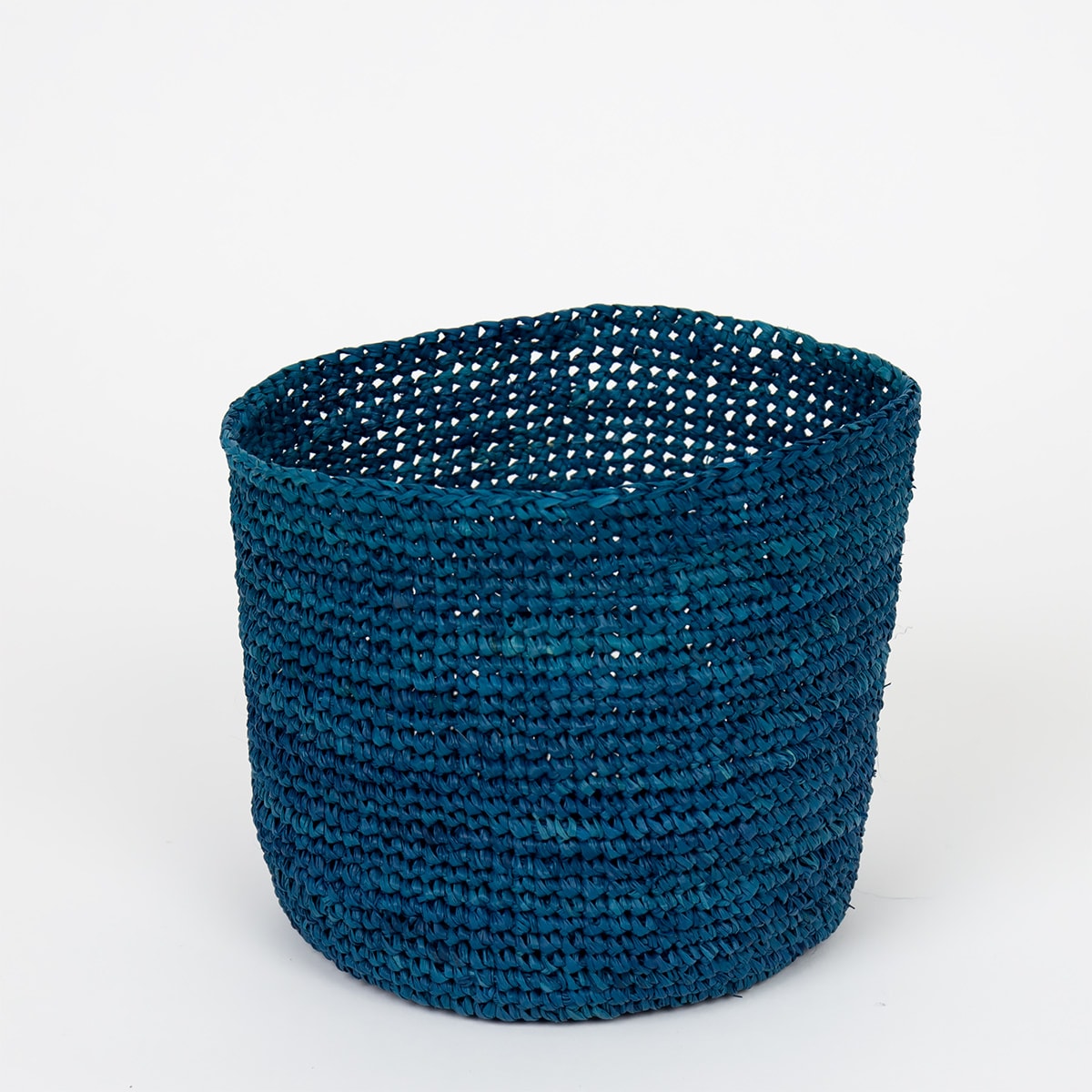 RAFFIA Korg S, blå