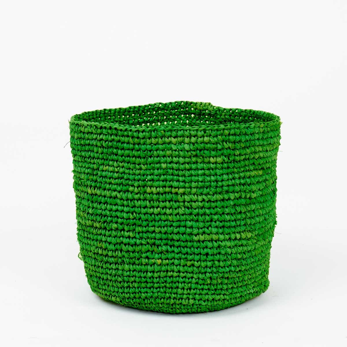 RAFFIA Basket, green