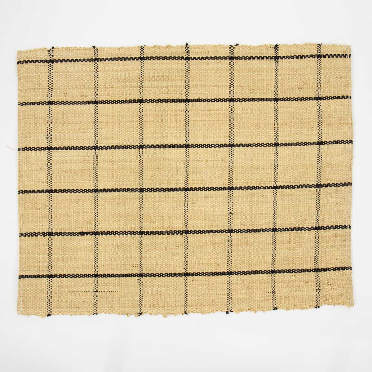 RAFFIA Placemat cm, natural/black