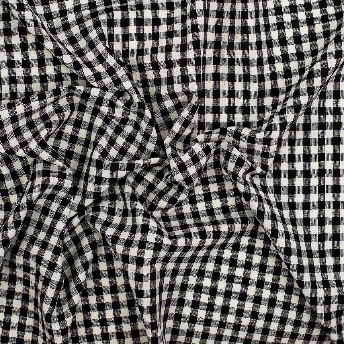 RUTEN Fabric 115 cm, black/white