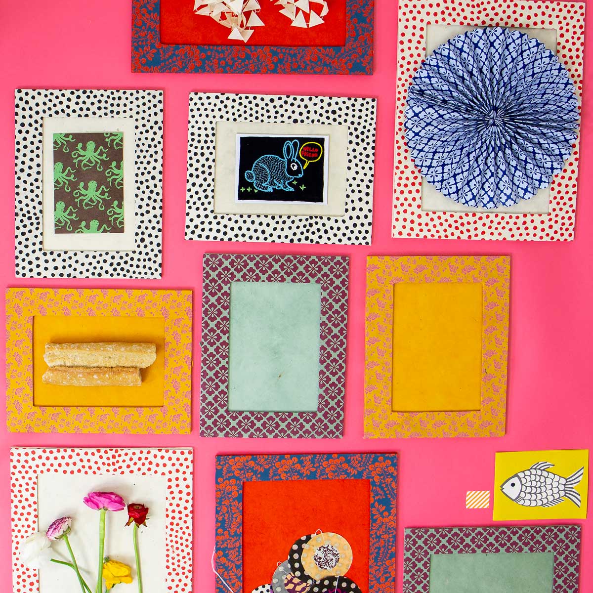 ROSE Frame M, yellow/pink