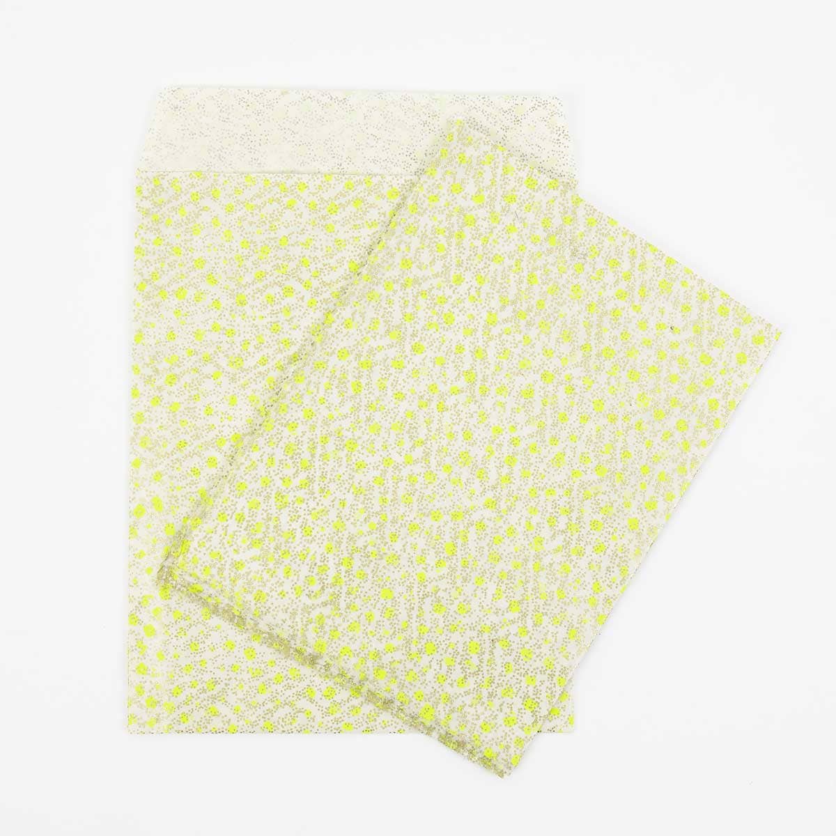 RANUNCULUS Paper sheet 50x70, lime/gold