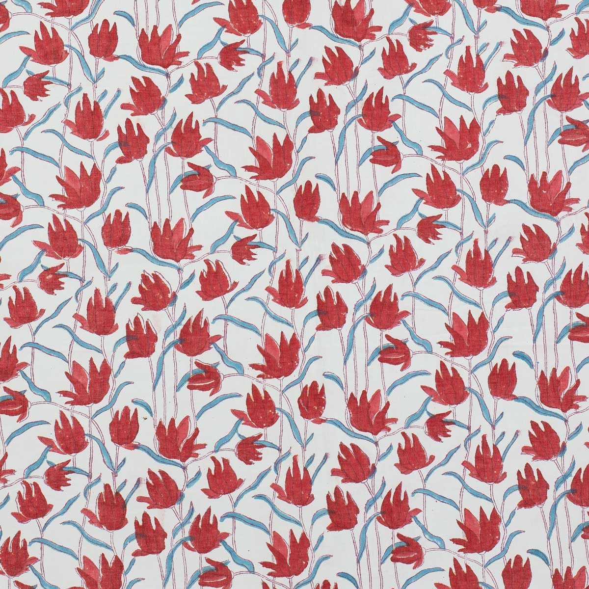RED LILY Fabric