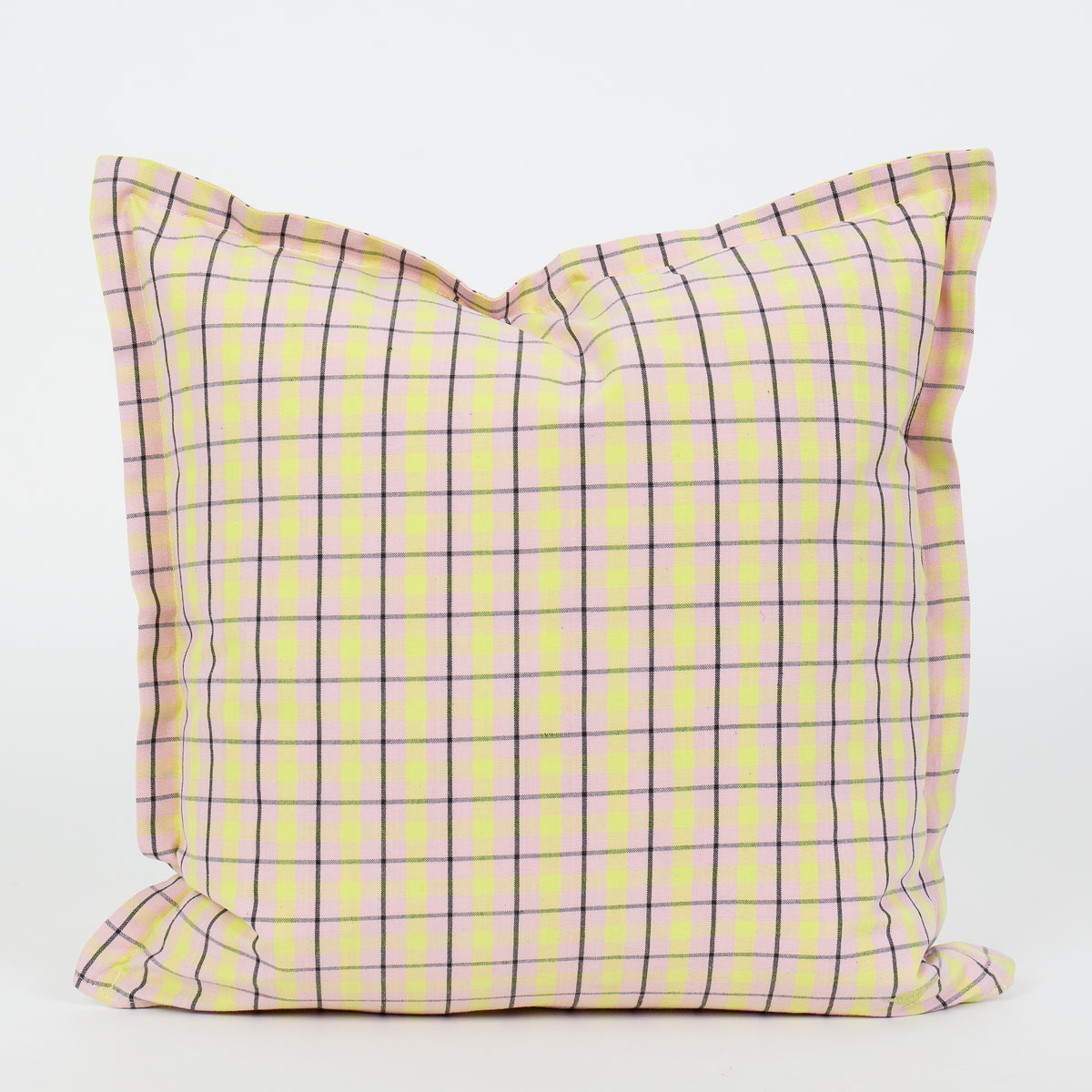 REKO Kuddfodral 40x40, rosa/gul