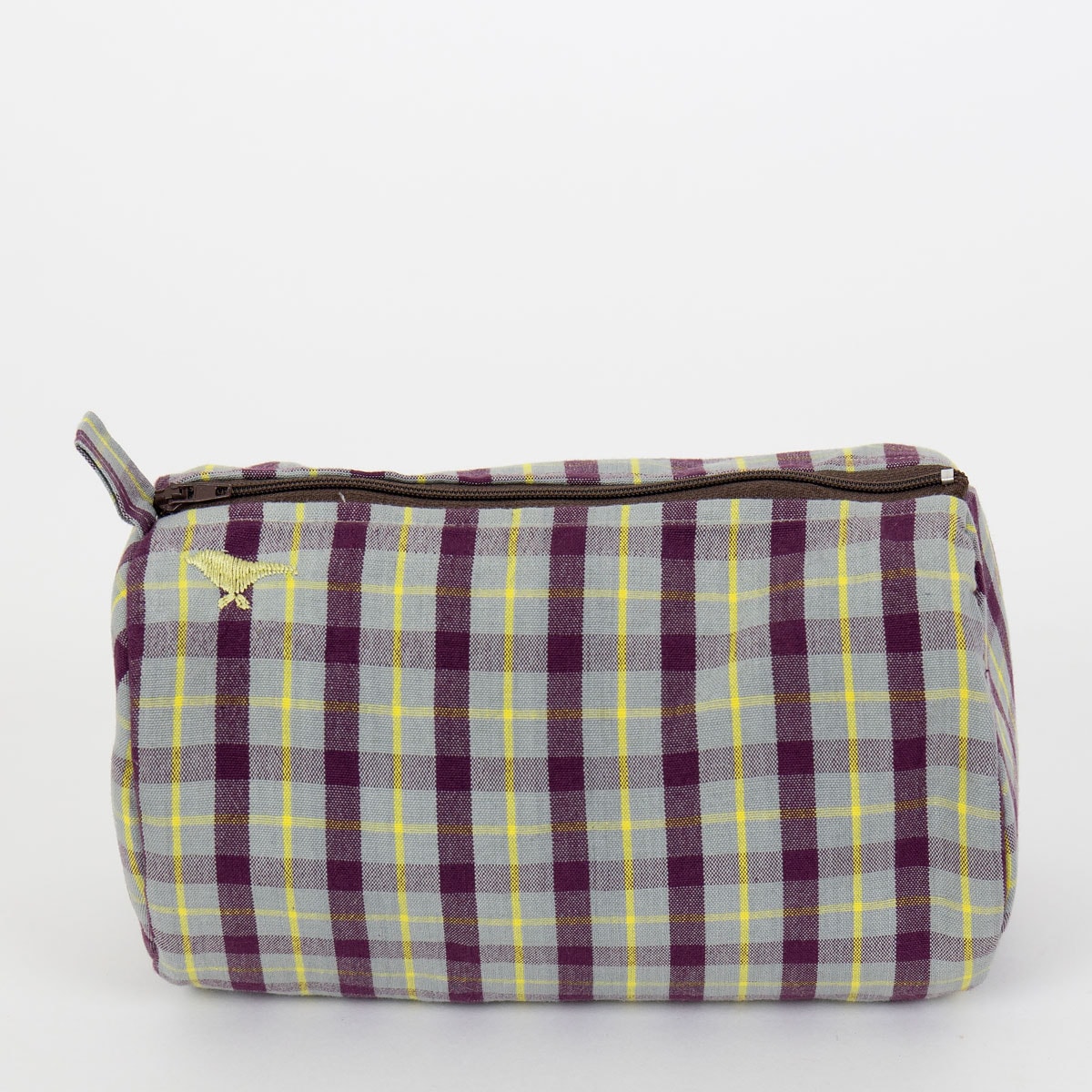 REKO Toiletry bag, grey/plum