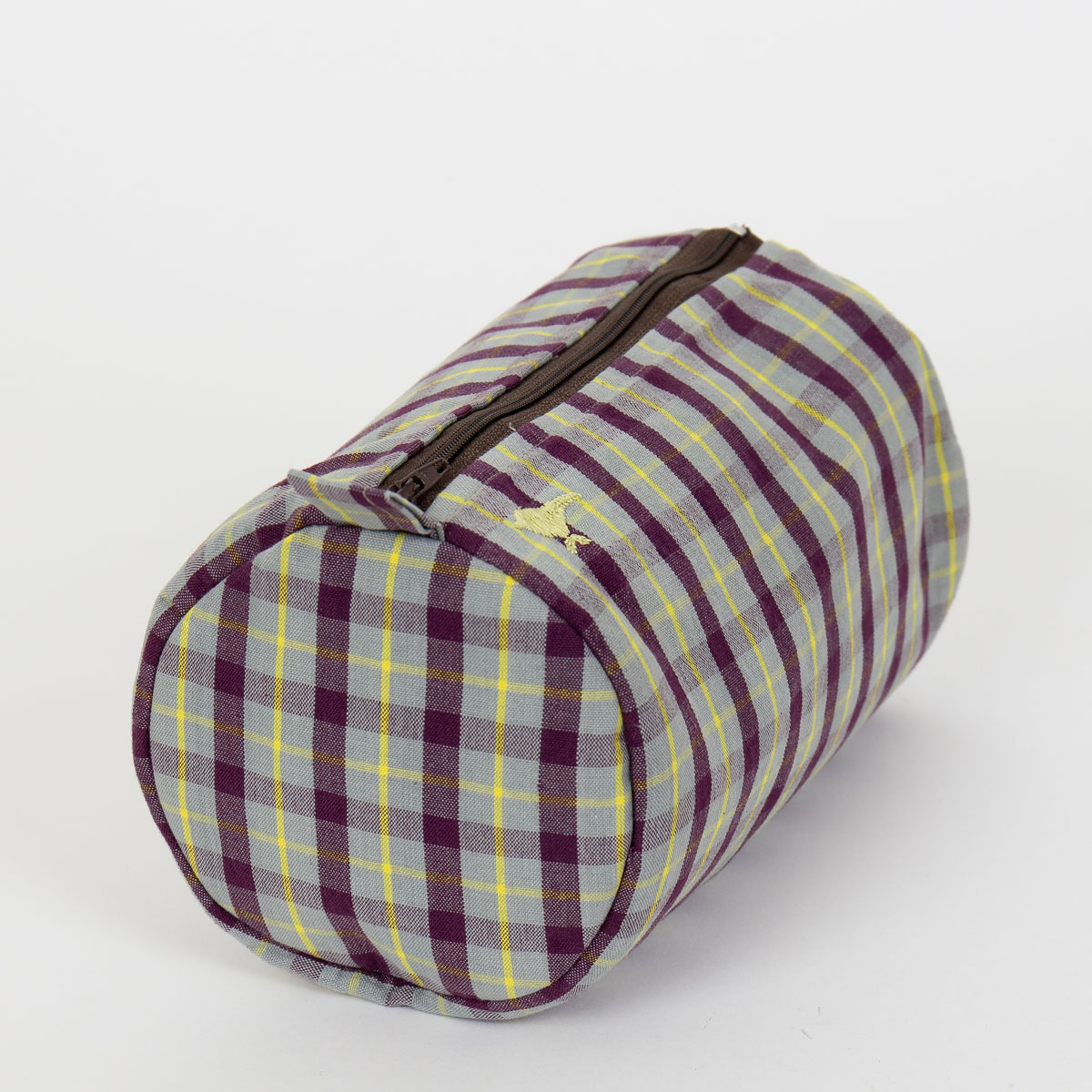 REKO Toiletry bag, grey/plum