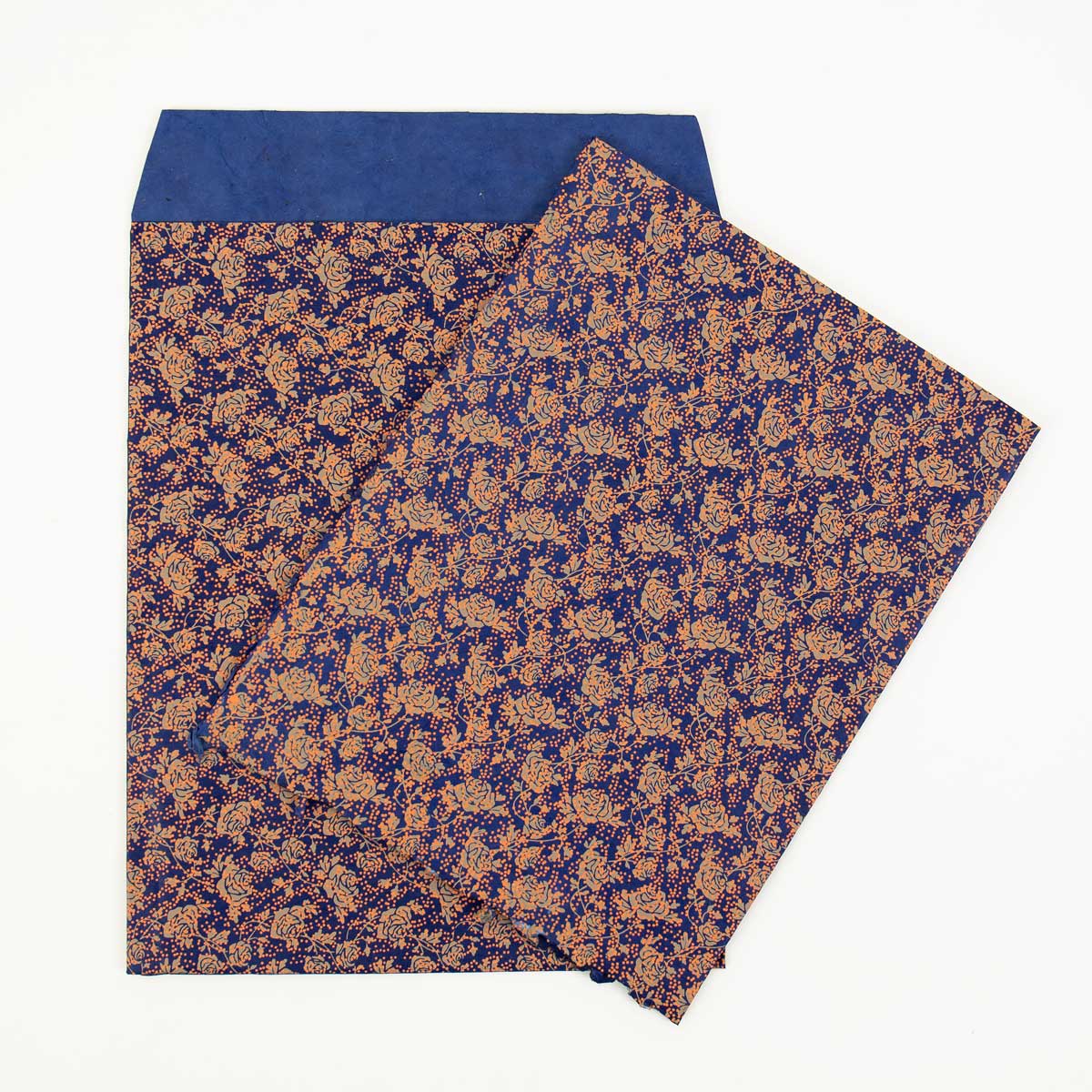 ROSY Papersheet 50x70, blue/orange
