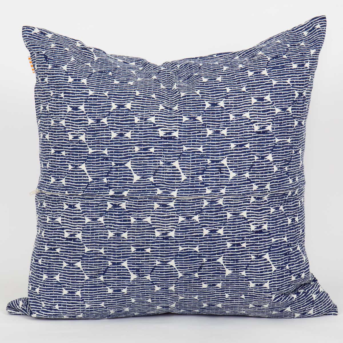 ROUNDS Cushion cover 50x50, blue/white