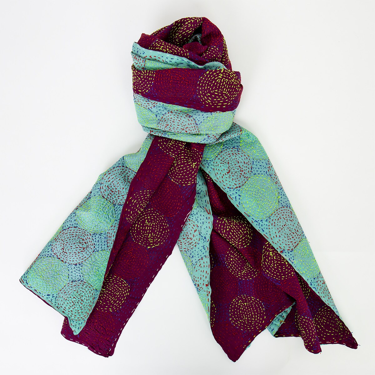 ROUND VINTAGE Silk scarf S, no6