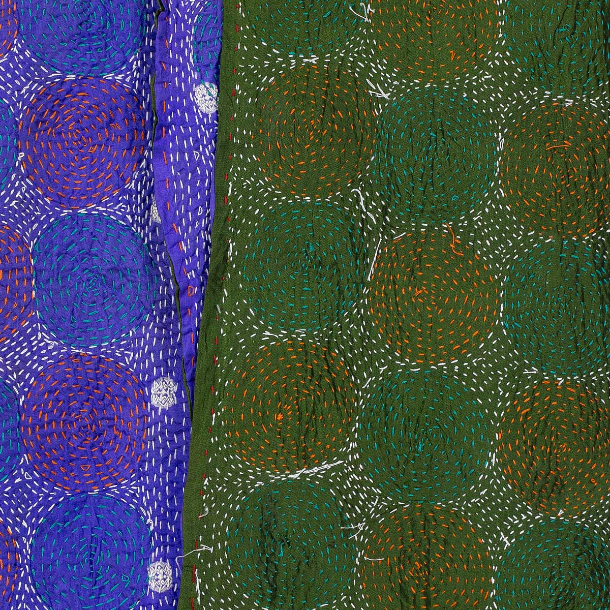 ROUND VINTAGE Silk scarf S, no 3