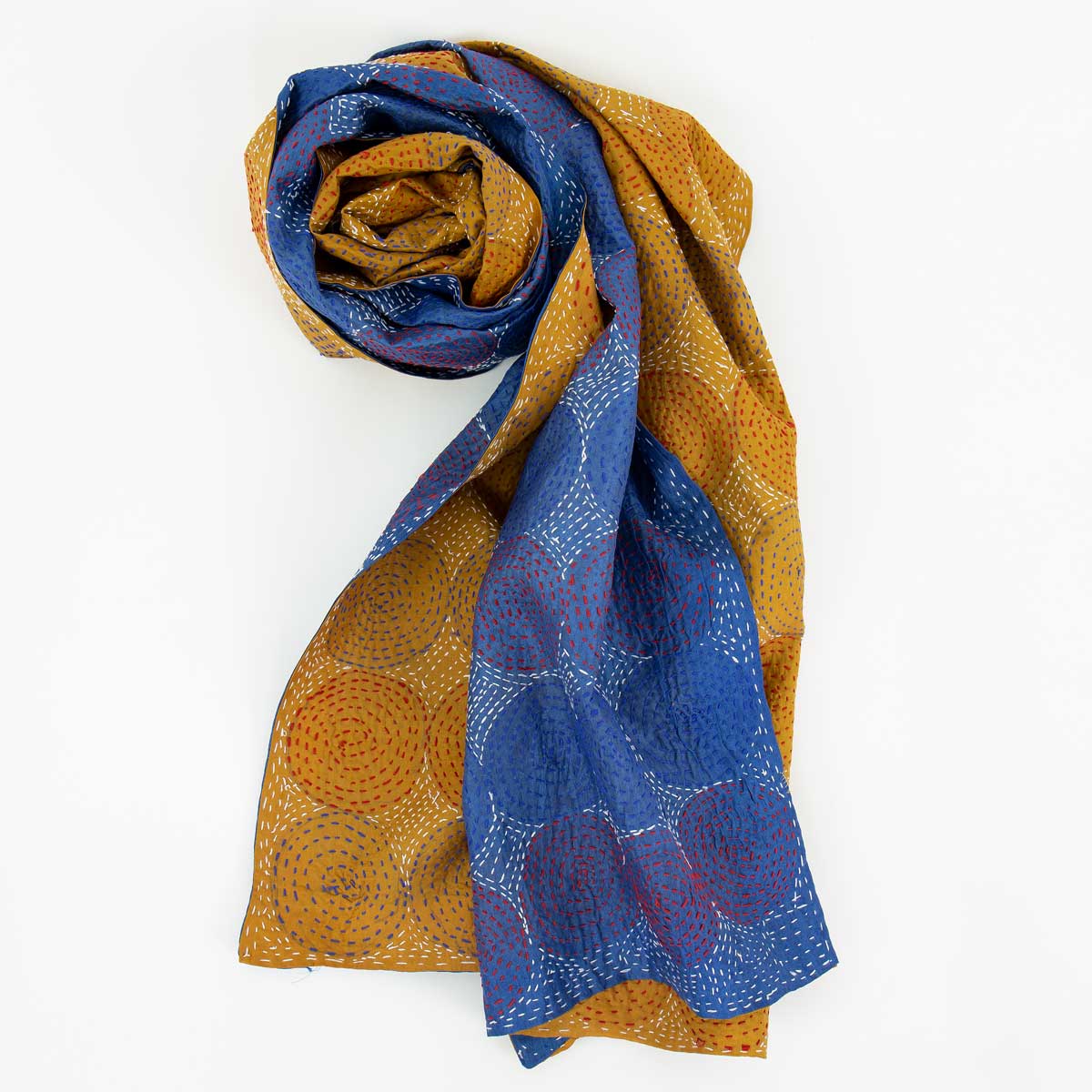 ROUND VINTAGE Silk scarf S, no 5
