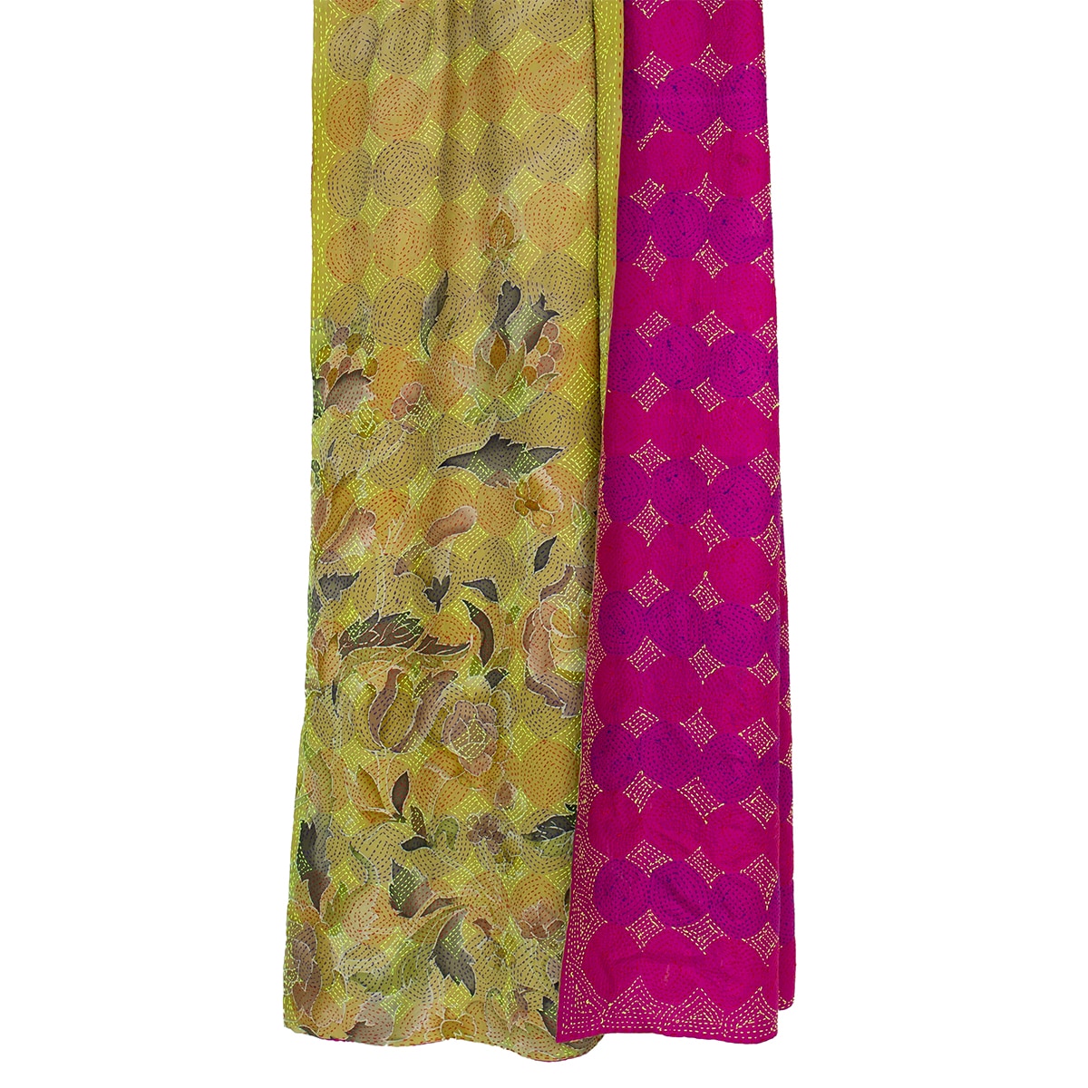 ROUND VINTAGE Silk scarf L, no5