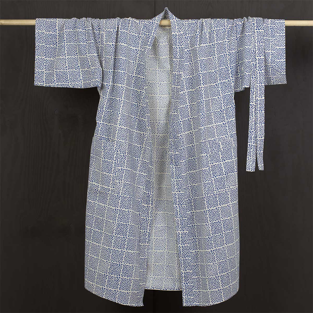 SEEDS Kimono, blue/white