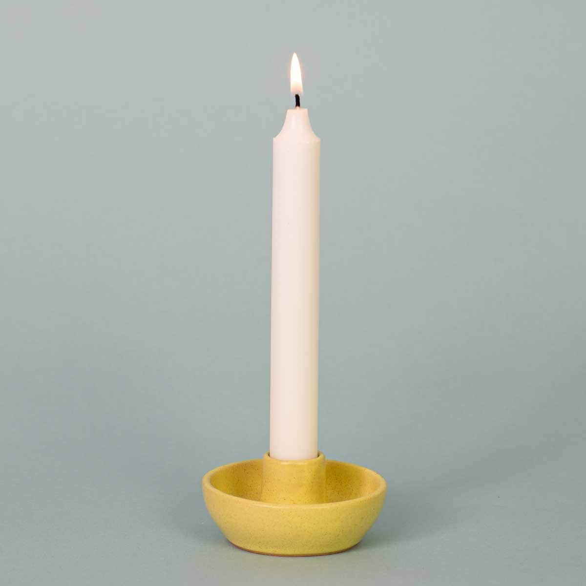 SELMA Candle holder, yellow