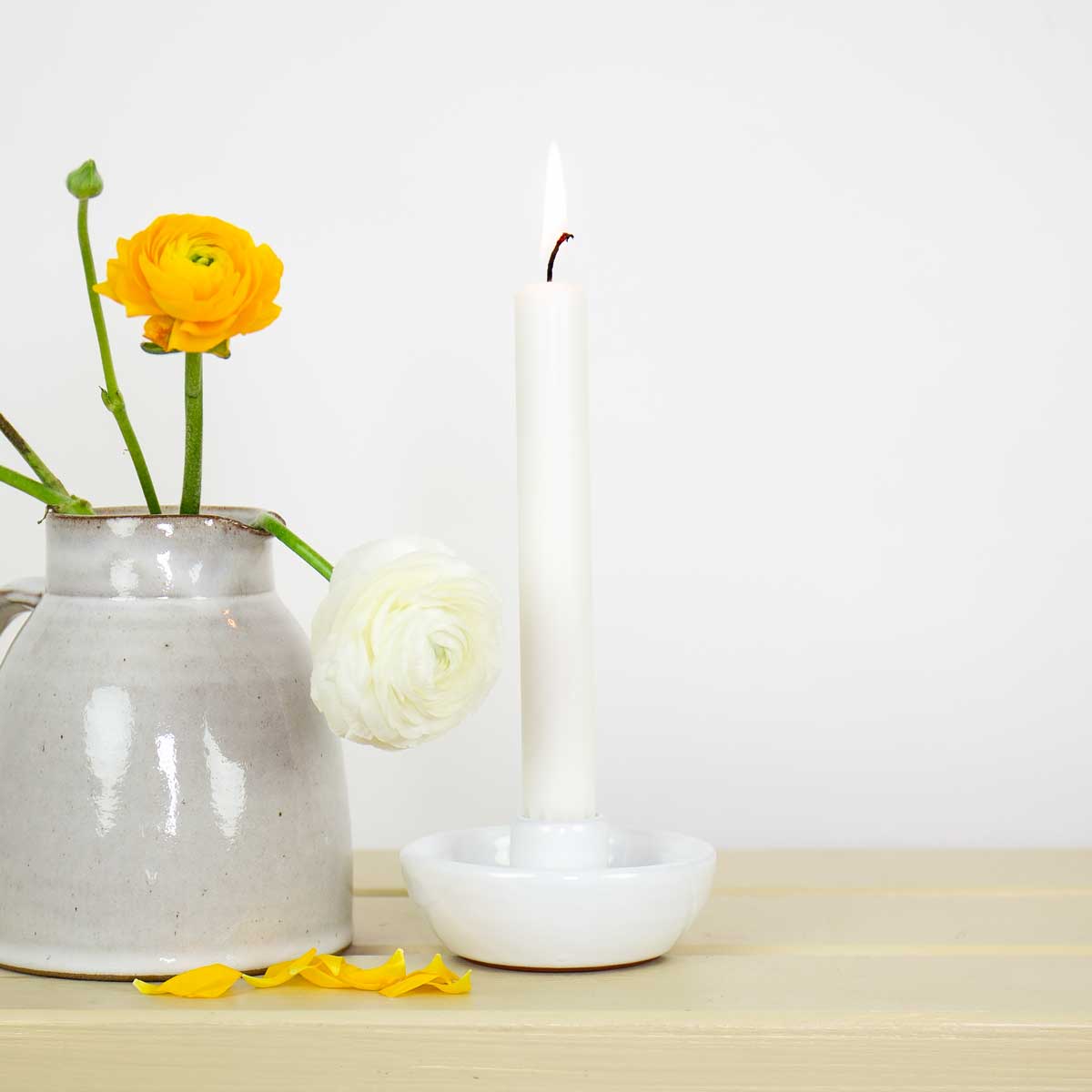 SELMA Candleholder, white