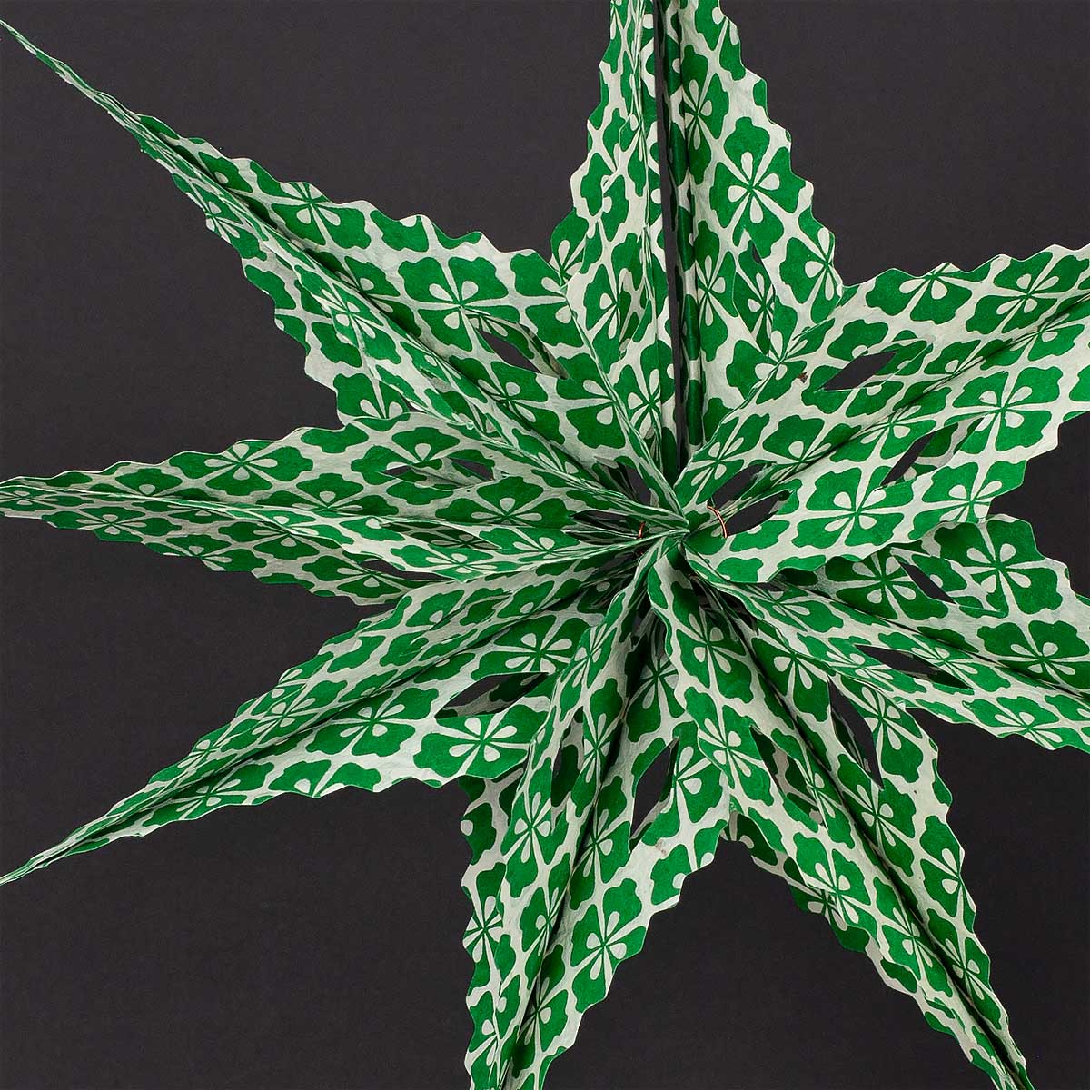 SIRIUS Stjärna, vit/grön