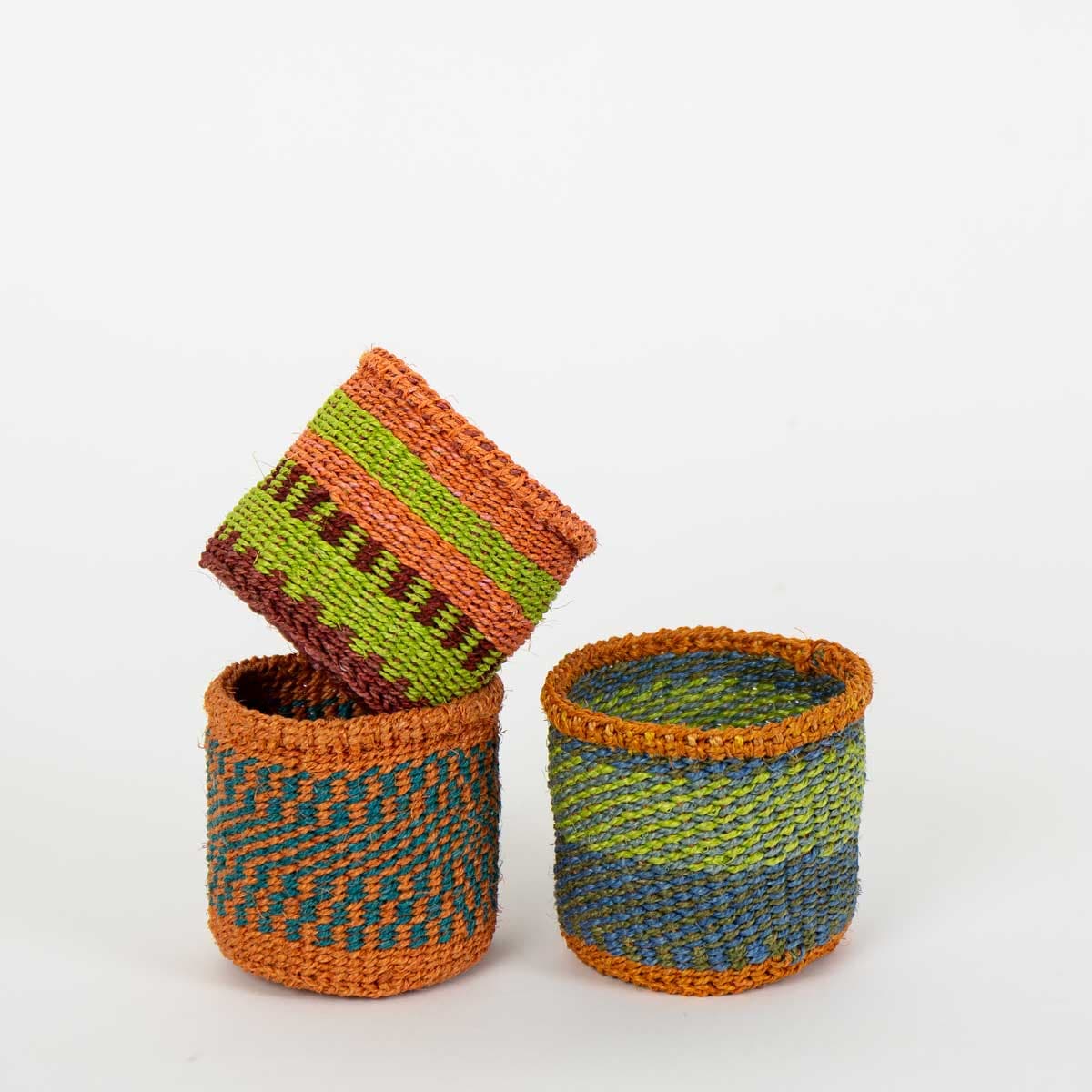 SISAL COLOR No7 Basket 3-p, XXS
