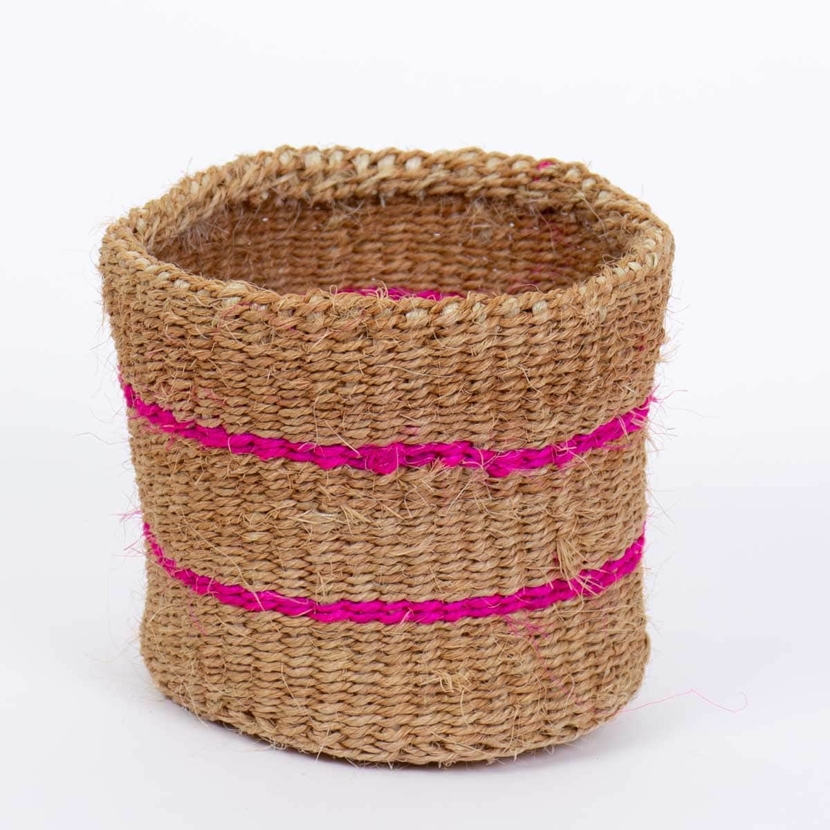 SISAL Basket S, beige/pink