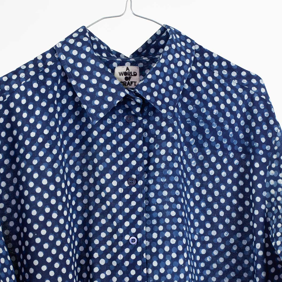 SMALL DOTS Skjortklänning