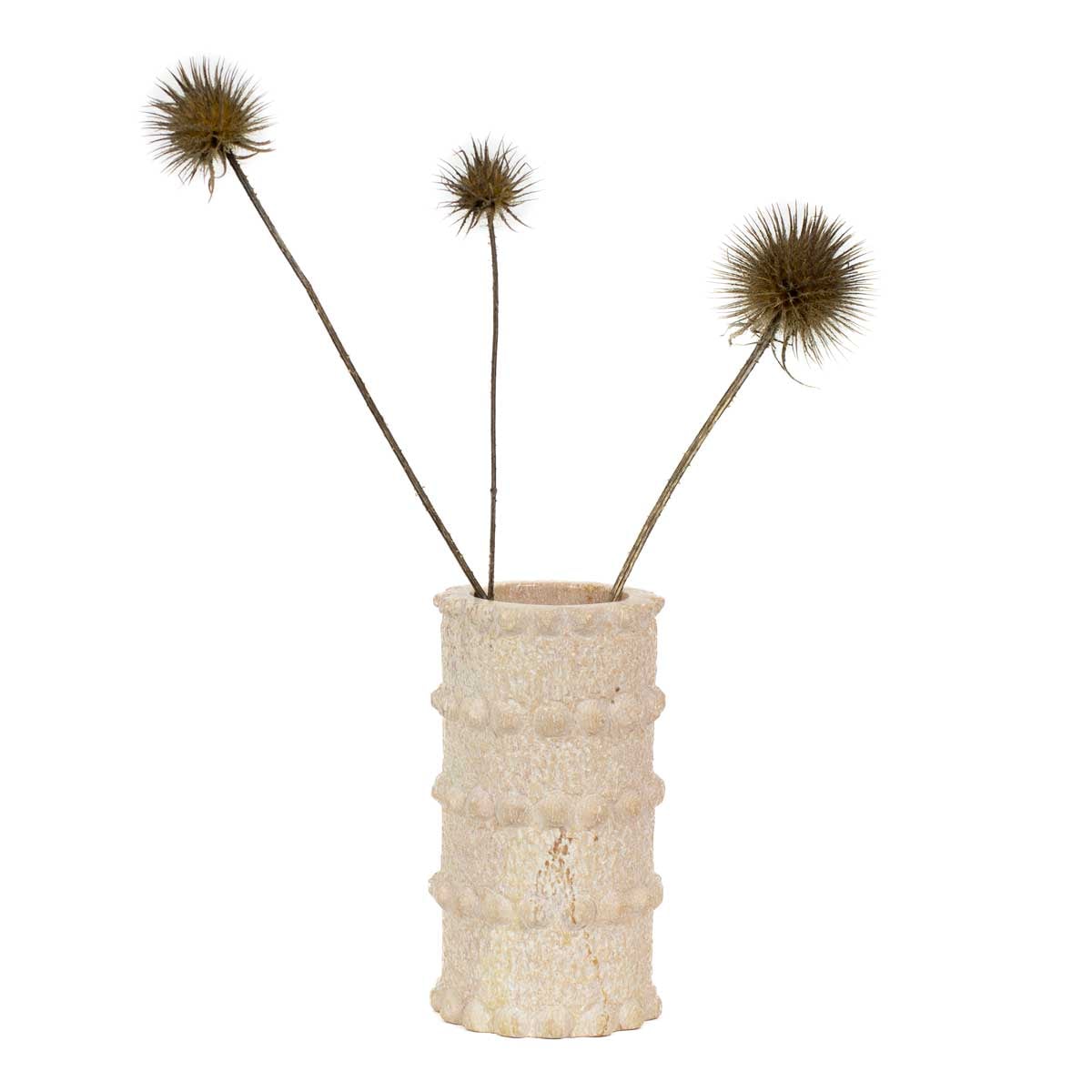 SOAPSTONE Small vase, pink