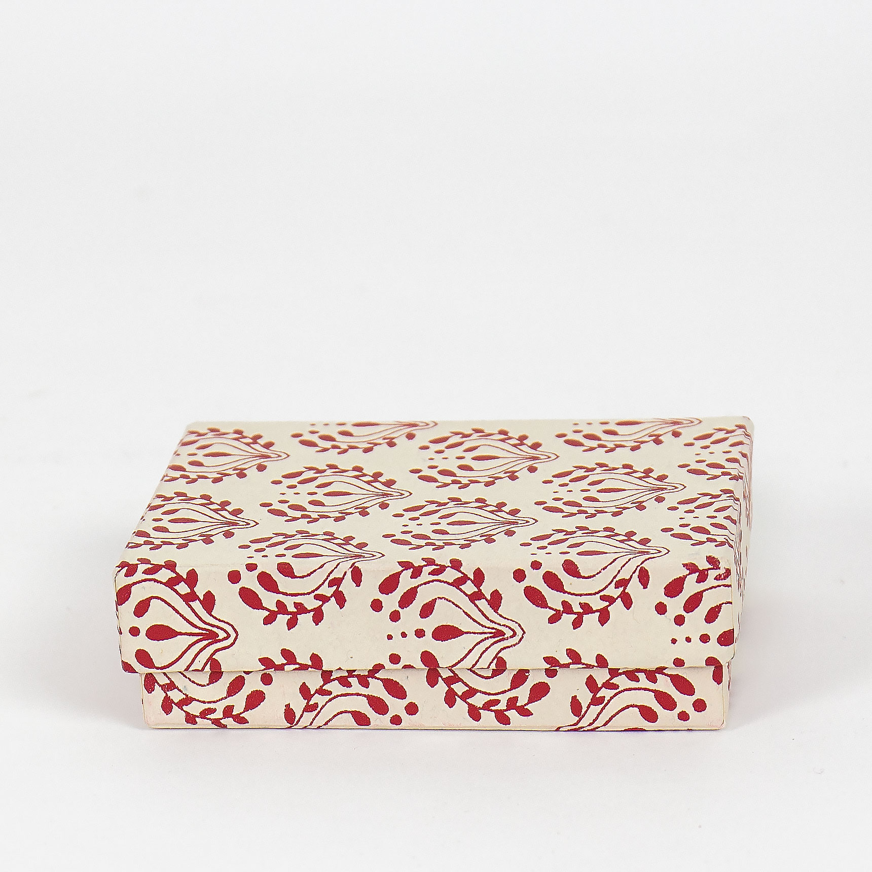 SPIRIT ROMB Christmas ornament 6-pack, white/red