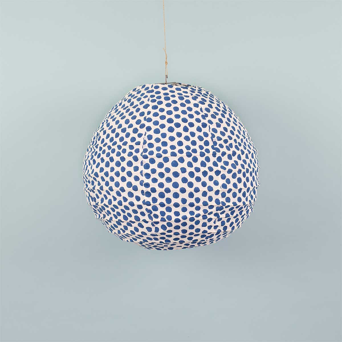 SPOT ON DROP Lampshade XS, blue/white