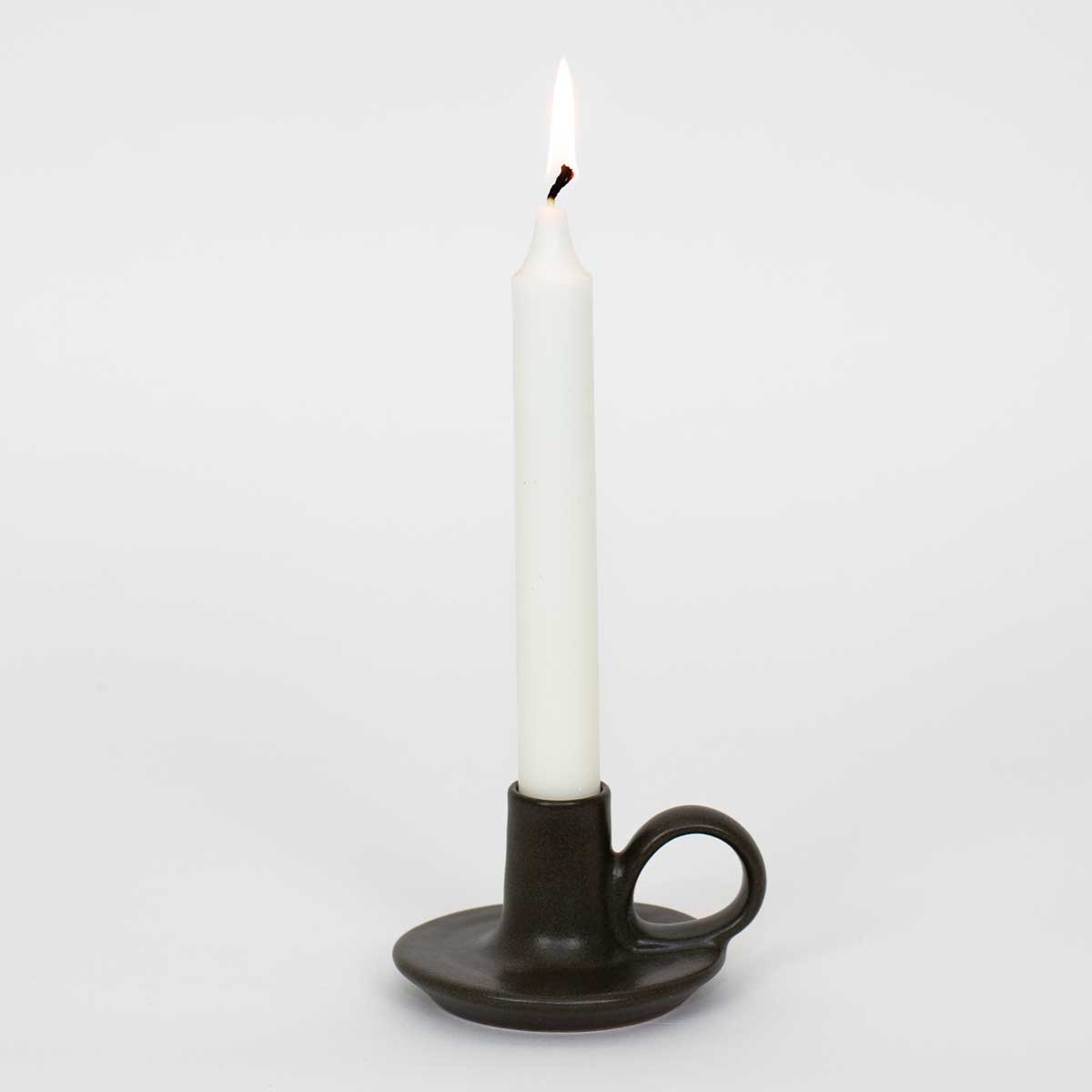 STEN Candleholder, dark grey
