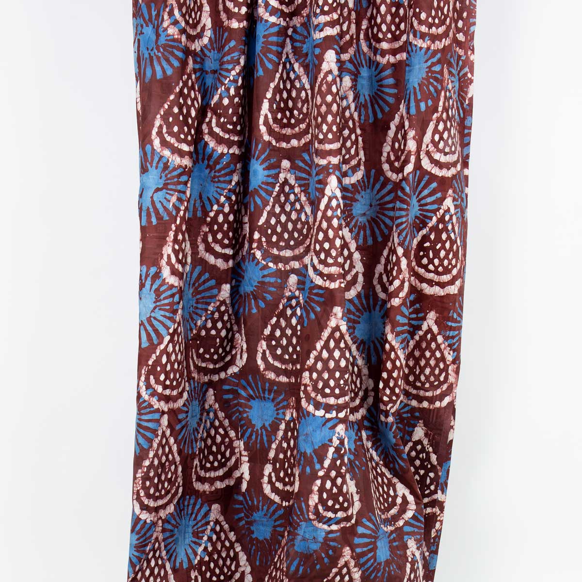 SWIPE BATIK Cloth 85x280 cm, turquoise/wine