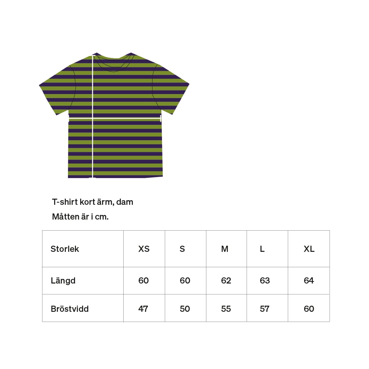 AWOC Woman T-shirt, short sleeve, olive/aubergine