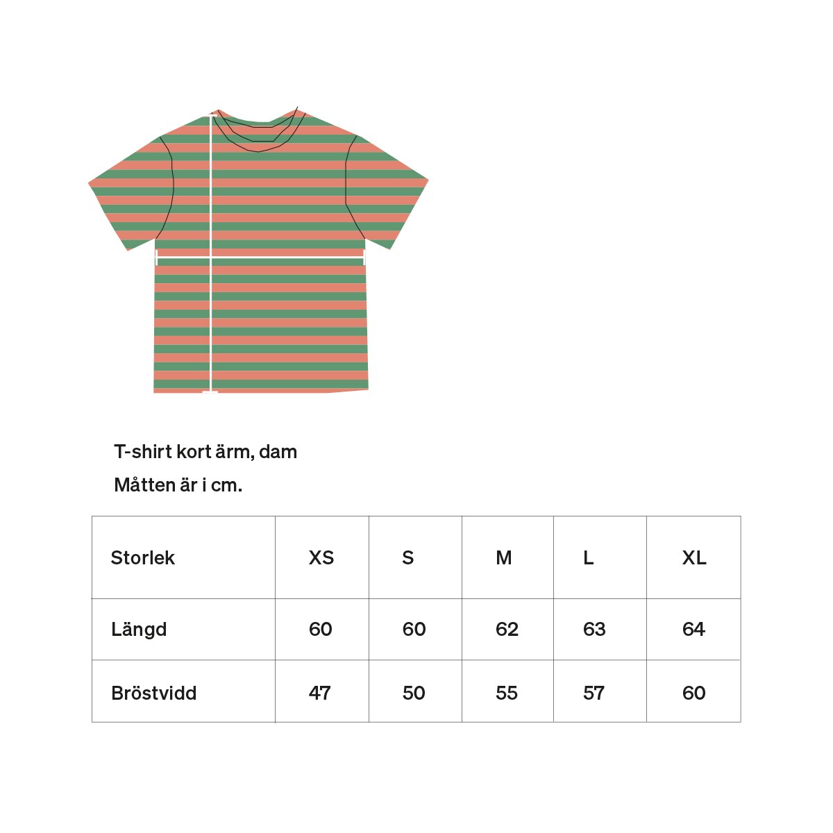 AWOC Women T-shirt, short sleeve, green/apricot