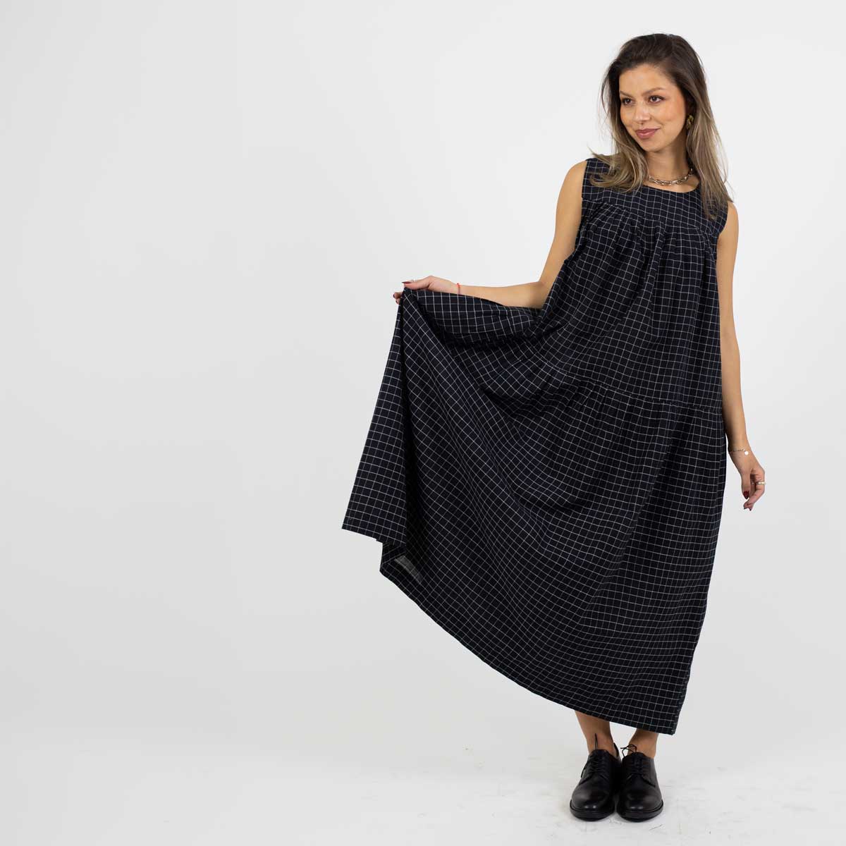 TAAN Klänning, rutig