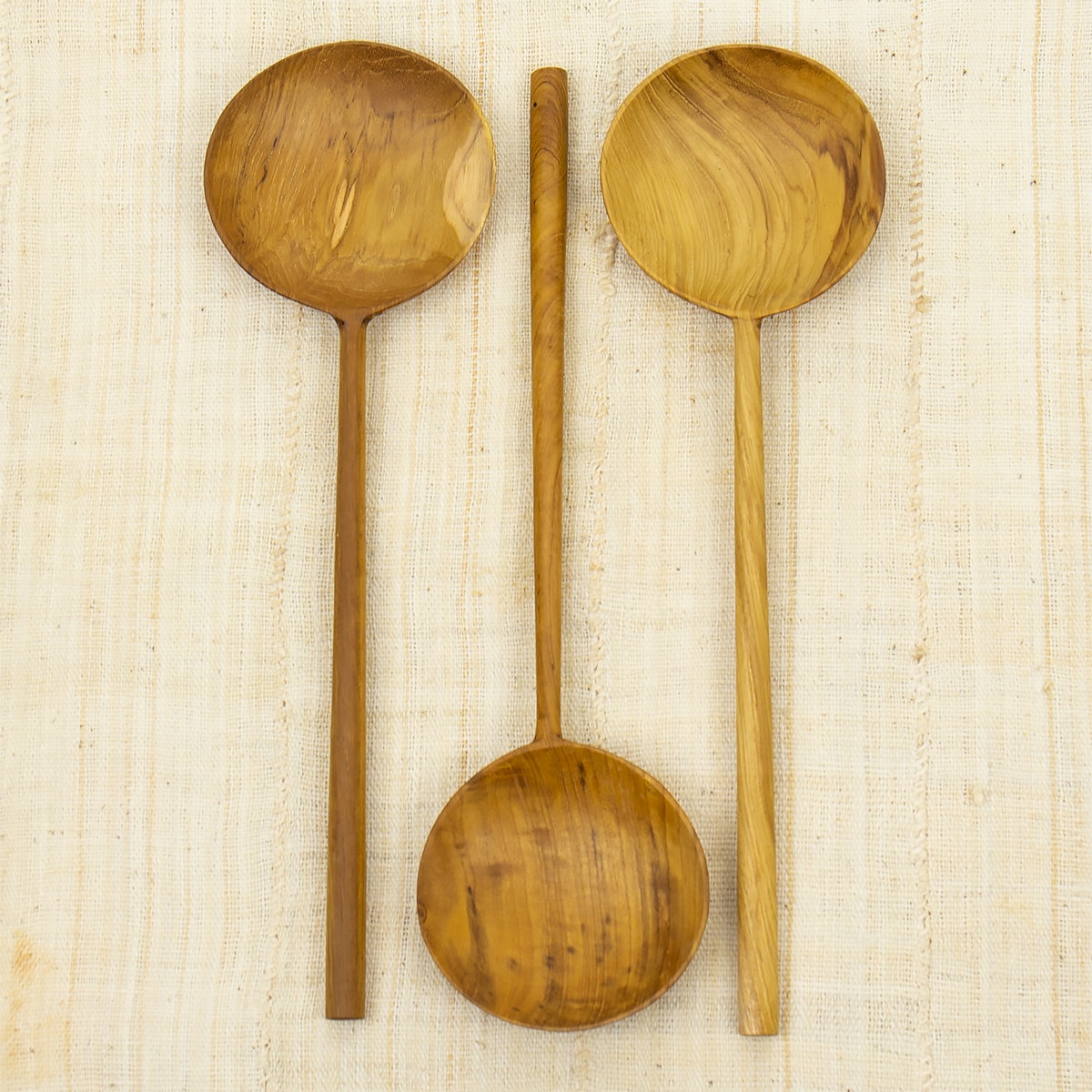 TEAK Rund sked