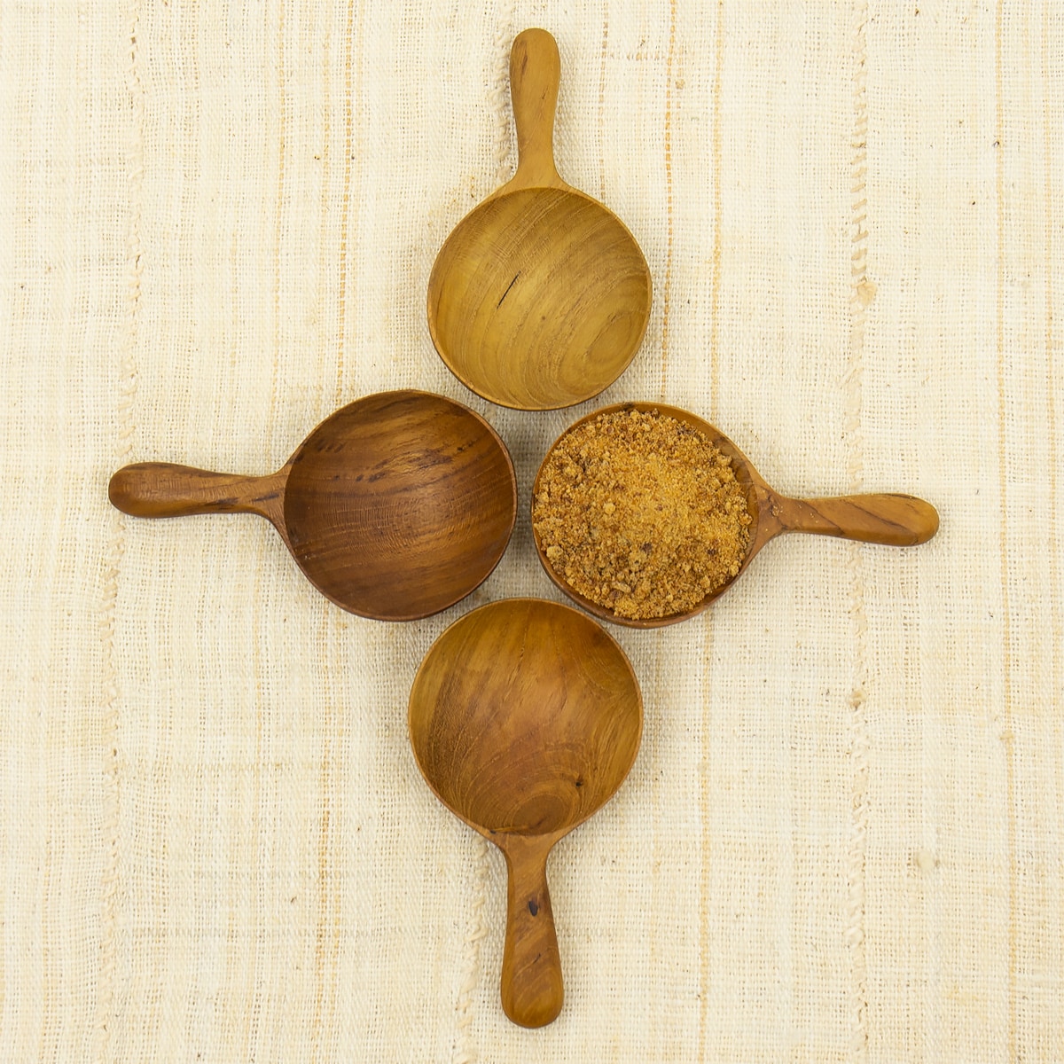 TEAK Sugar spoon