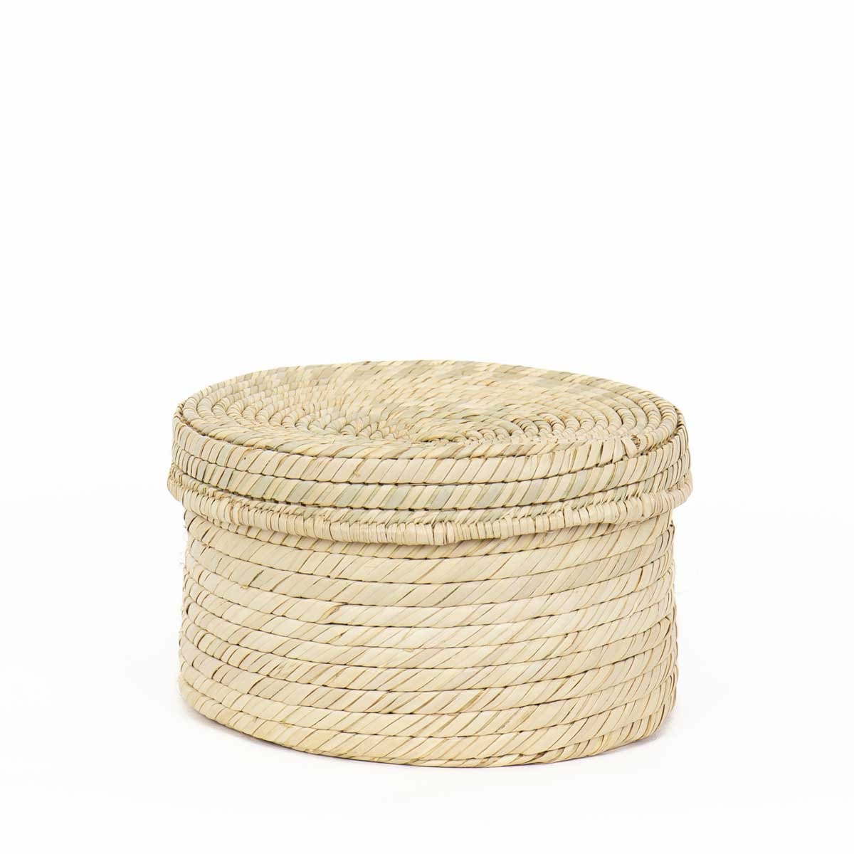 TIFFIN Basket with lid M, nature