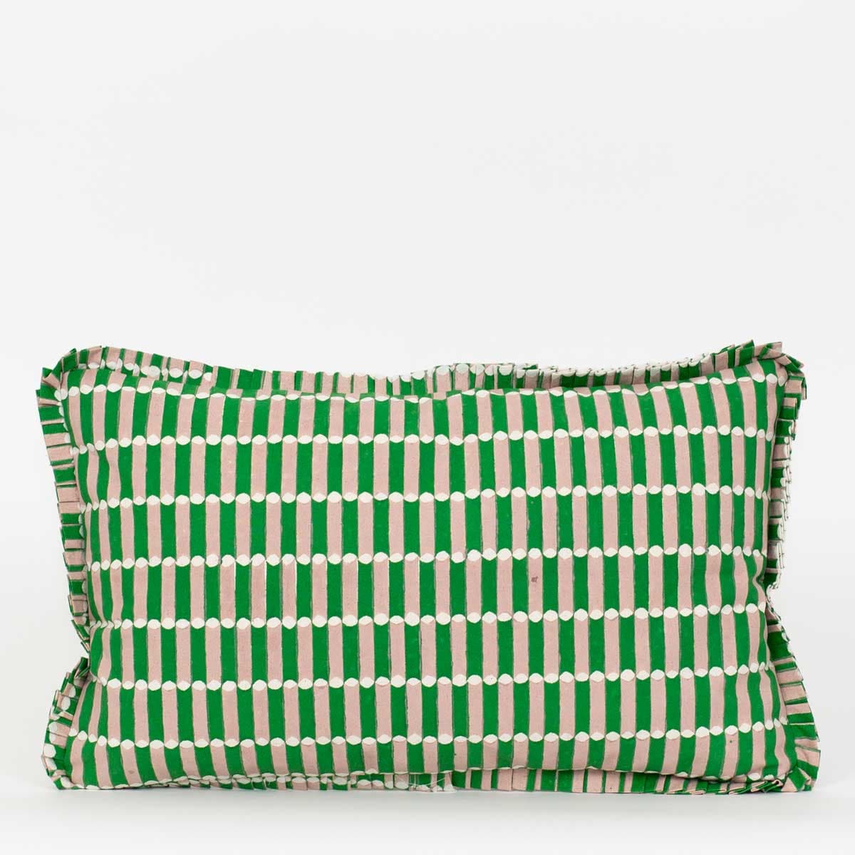 TIVOLI Cushion cover 30x50, green/pink